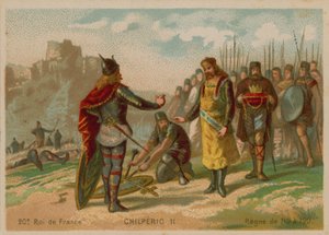Chilperic, Franciaország királya (c 672-721) alkotó: French School