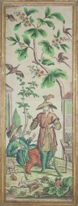 Chinoiserie tapéta alkotó: French School