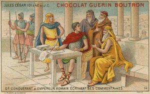 Csokoládé Guerin Boutron kereskedelmi kártya alkotó: French School