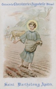 Aiguebelle csokoládé kártya (chromolitho) alkotó: French School