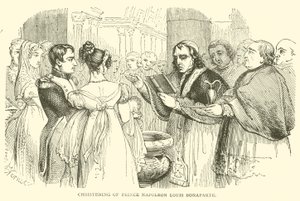 Christening of Prince Napoleon Louis Bonaparte (engraving) alkotó: French School