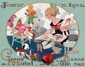 Karácsonyi játékok. 1921 (metszet) alkotó: French School