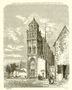 Sainte-Radegonde templom Poitiers-ben alkotó: French School