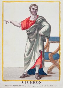 Cicero (színes metszet) alkotó: French School