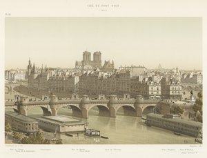 Város és Pont-Neuf, 1840 alkotó: French School