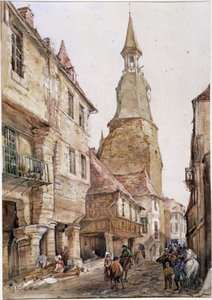 Óratorony Dinanban alkotó: French School
