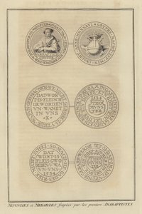 Az első anabaptisták által vert érmék és érmek (metszet) alkotó: French School