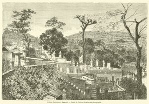 Collines temet egy Nagasakit (metszet) alkotó: French School