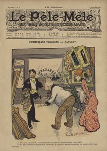 Mindig kereskedés. Illusztráció: Le Pele-Mele alkotó: French School