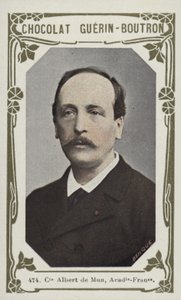Albert de Mun gróf, Academie-Francaise (színes fotó) alkotó: French School