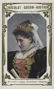 Longay grófnő, Stephanie volt főhercegnő (színes fotó) alkotó: French School