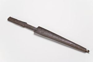 Kúpos kanálcsiga vagy dörzsár, 1574 (kovácsoltvas)
