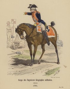 Katonageográfusok Mérnöki Testülete, tiszt alkotó: French School