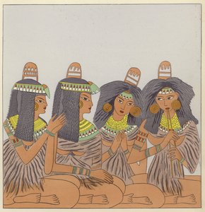 Costume Feminin Mondial (színes litográfia) alkotó: French School