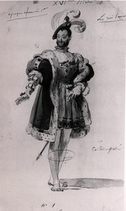 Jelmezterv Victor Hugo (1802-85) "Le Roi s
