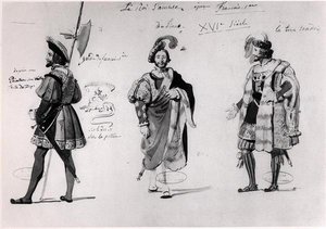 Jelmeztervek Victor Hugo "Le Roi s