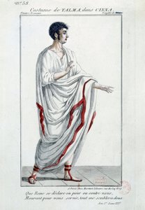 Francois-Joseph (Francois Joseph) Talma (1763-1826) komikus jelmeze Pierre Corneille „Cinna ou la Clemence d