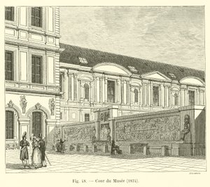 Múzeum udvara, 1834 alkotó: French School