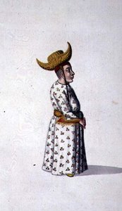 Udvari törpe, oszmán kor, 18. század harmadik negyede (akvarell papíron) alkotó: French School