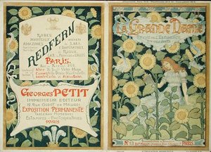 A „La Grande Dame” borítóterve, 1890-es évek körül (színes litó) alkotó: French School