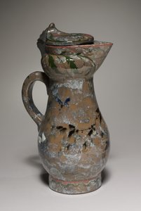 Fedett ewer, a franciaországi Auteuil-i Haviland gyár által, Charles Midoux díszítette, 1878-1882 alkotó: French School