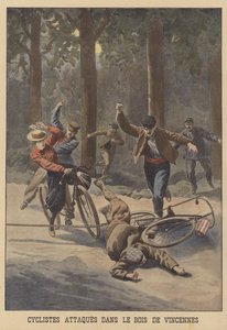 Kerékpárosokat támadtak meg a párizsi Bois de Vincennes-ben alkotó: French School