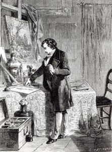 Daguerre 1831-ben fedezi fel az ezüst-jodid fényérzékenységét alkotó: French School