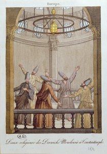 Mewlewis dervisek tánca Konstantinápolyban, 1811 alkotó: French School