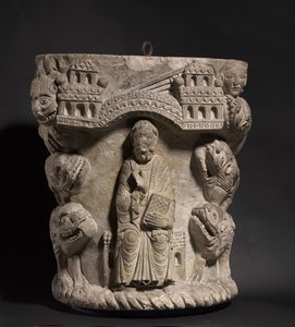 Daniel az oroszlán barlangjában, 1125-1150 körül alkotó: French School