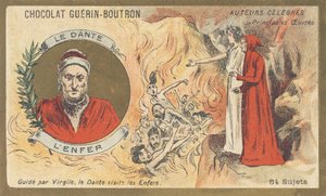 Dante Alighieri, „Dante” (1265-1321), firenzei költő, író, gondolkodó és politikus, a „Pokol” szerzője. alkotó: French School