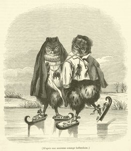 Egy régi holland nyomatból (metszet) alkotó: French School