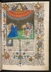 Dávid és az Úr, Rettenthetetlen János breviáriuma, Add. 35311, f.8r alkotó: French School