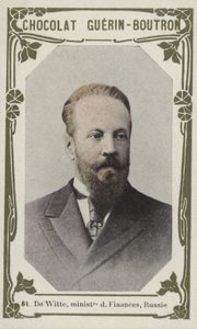 De Witte, pénzügyminiszter, Oroszország (színes fotó) alkotó: French School