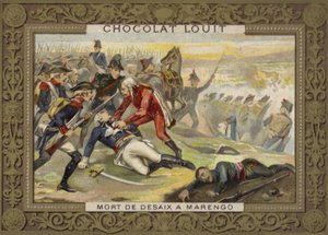 Desaix tábornok halála a marengói csatában, 1800 alkotó: French School