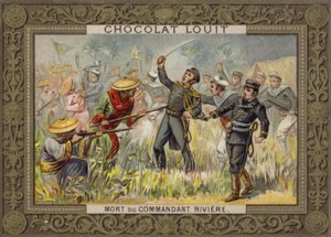 Henri Riviere francia tengerésztiszt, Tonkin halála, 1883 alkotó: French School