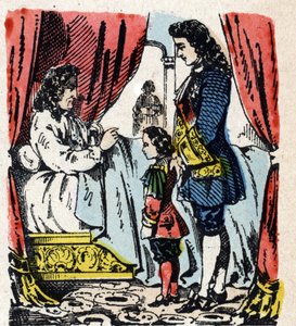 XIV. Lajos halála Versailles-ban, szeptember 1-jén alkotó: French School