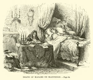 Madame de Maintenon halála alkotó: French School