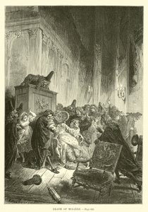 Moliere halála alkotó: French School