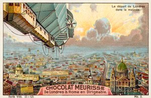Indulás Londonból a reggeli órákban (chromolitho) alkotó: French School