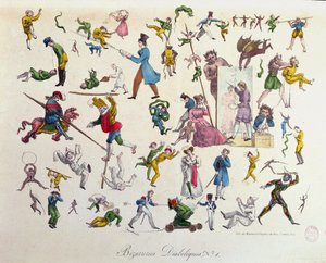 Ördögi furcsaságok, 1823 alkotó: French School