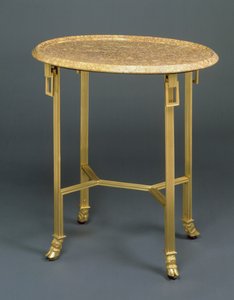 Gueridon címtár, 1799 körül (ormolu és márvány) alkotó: French School