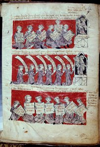 Ruha- és élelemosztás a szegényeknek, a Hubanti Főiskola hallgatóinak életszínvonalai, a szegény, a latin negyedben nem maradni nem tudó hallgatók fogadására. A diákok lakhatásért és oktatásért cserébe jótékonysági feladatokban vettek részt. alkotó: French School