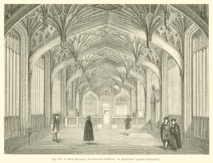 Divinity School, Bodleian Library, Oxford (metszet) alkotó: French School