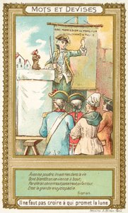 Ne higgy, ki ígéri a Holdat (chromolitho) alkotó: French School