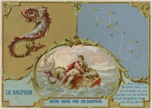 Arion wird von einem Delfin gerettet von French School