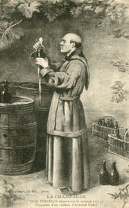 Dom Perignon (litho) alkotó: French School