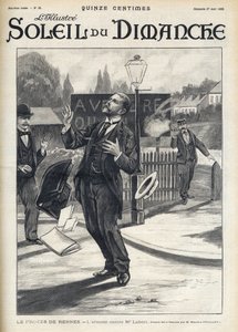 Dreyfus-ügy – Maitre Labori elleni gyilkossági kísérlet a Rennes-i per során – Támadás Fernand Labori (1860-1917), Alfred Dreyfus (1859-1935) védőügyvédje ellen Rennes-ben, miközben a férfi a hátán volt. utat arra a helyre, ahol a alkotó: French School