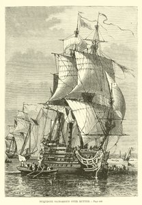 Duquesne győzött Ruyter felett alkotó: French School