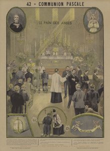 Húsvéti áldozás (színes litó) alkotó: French School