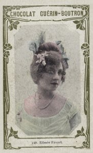 Edmee Favart (színes fotó) alkotó: French School